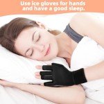 Adjustable Compression Hand Ice Pack Gloves