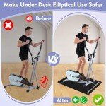 Under Desk Elliptical Non-Slip Exercise Mat