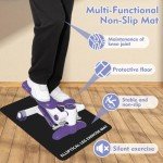 Under Desk Elliptical Non-Slip Exercise Mat