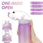 Motivational 32oz Water Bottle with Time Markers