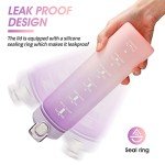 Motivational 32oz Water Bottle with Time Markers