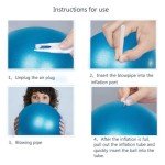 9-Inch Blue Pilates and Core Exercise Ball