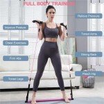 Pilates Bar Kit with Resistance Bands for Home Gym