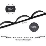 Durable Multi-Loop Stretch Straps for Fitness