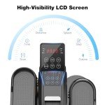 Compact Under-Desk Elliptical with Adjustable Speed