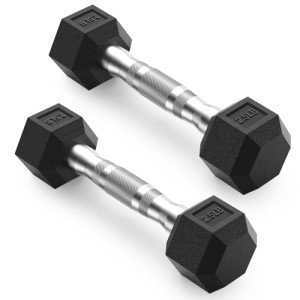 PAPABABE 2.5lbs Dumbbell Pair for Home Workouts