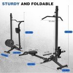 Foldable 2-in-1 Rowing and Cable Machine