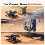 UTRYCO Compact Hydraulic Stair Stepper with Monitor