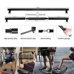 Vibration Plate Exercise Machine with Resistance Bands