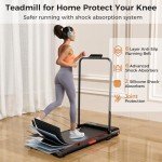 Portable Under Desk Treadmill with Handle Bar