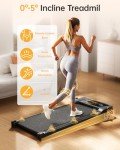 Compact Walking Pad Treadmill with Remote Control