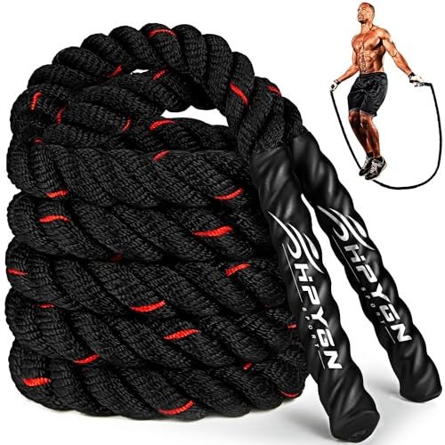HPYGN Heavy Weighted Jump Rope for Fitness