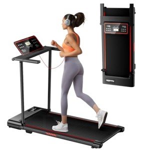 Portable Foldable Treadmill with Handle for Home