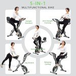 Foldable 5-in-1 Stationary Exercise Bike