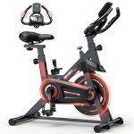 Home Exercise Bike with Digital Monitor & Comfort Seat