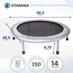 Stamina 36" Folding Trampoline with Audio Coaching