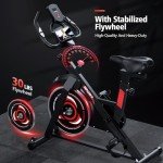 Home Exercise Bike with Digital Monitor & Comfort Seat