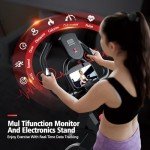 Home Exercise Bike with Digital Monitor & Comfort Seat