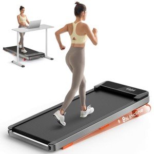 TREAFLOW Under Desk Treadmill with Incline