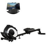 Compact Heavy Duty Magnetic Resistance Rowing Machine