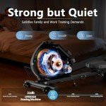 Compact Heavy Duty Magnetic Resistance Rowing Machine