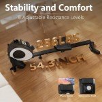 Compact Heavy Duty Magnetic Resistance Rowing Machine