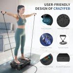 CrazyFeb Vibration Plate for Total Body Fitness