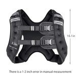Prodigen 16 Lbs Adjustable Weighted Vest for Fitness