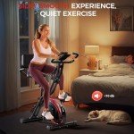 Pleny 5-in-1 Folding Exercise Bike for Home Gym
