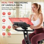 Pleny 5-in-1 Folding Exercise Bike for Home Gym