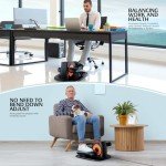 DUREXO Portable Under Desk Elliptical for Home Use