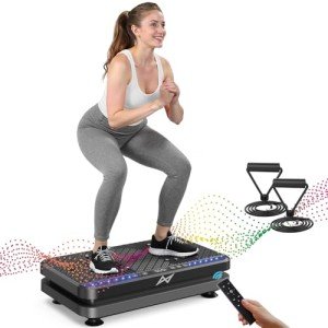 Vibration Plate Fitness Platform for Whole Body Workouts