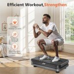 Vibration Plate Fitness Platform for Whole Body Workouts
