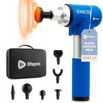 LifePro Sonic LX Percussion Massage Gun with Heat