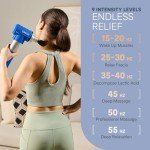 LifePro Sonic LX Percussion Massage Gun with Heat
