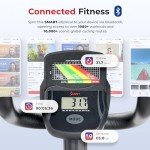 Sunny Health Smart Elliptical Machine with Bluetooth