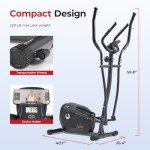 Sunny Health Smart Elliptical Machine with Bluetooth