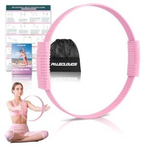Paleclouds Pilates Ring with Training Poster & Bag