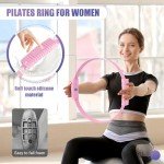 Paleclouds Pilates Ring with Training Poster & Bag