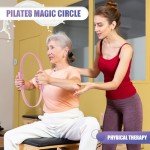 Paleclouds Pilates Ring with Training Poster & Bag