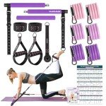 Adjustable Pilates Bar Kit with Resistance Bands