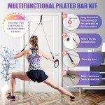 Adjustable Pilates Bar Kit with Resistance Bands