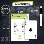 Pilates Ring Workout Cards with Instruction Guide
