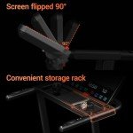 LONTEK 3.0HP Folding Treadmill with Heart Rate Sensor