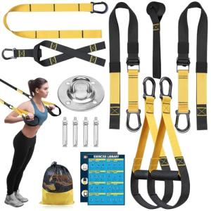 Home Resistance Training Kit with Straps and Guide