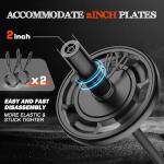 57" Olympic Barbell for Weight Lifting at Home