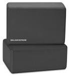 Set of 2 High Density Yoga Blocks - Black