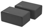 Set of 2 High Density Yoga Blocks - Black