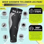 Calf Compression Sleeves for Varicose Veins & Pain Relief