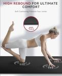 HAPBEAR Extra Wide Non-Slip Yoga Mat with Bands